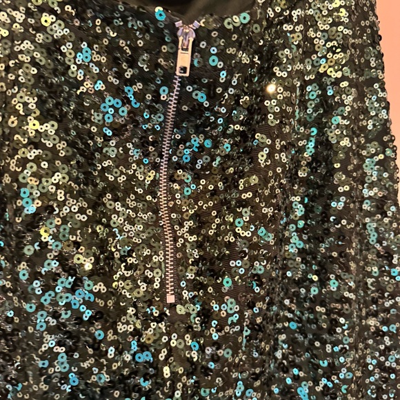 Green Sequin Jumpsuit. M. NWT - Picture 12 of 16